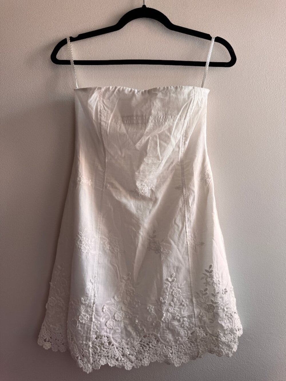 WeWoreWhat Strapless Embroidered Dress (0)
